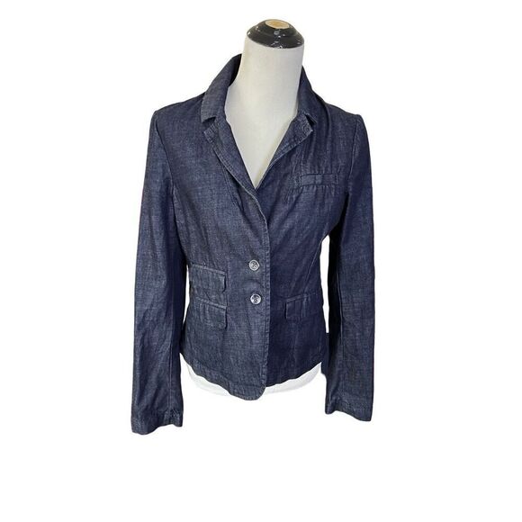 Anthropologie Pilcro and the Letterpress NWT Women’s Blue Denim Jacket Size M - Picture 1 of 10